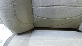 Passenger seat Ford Fiesta 11-14 without airbag, cloth gray, mechanical, for cleaning