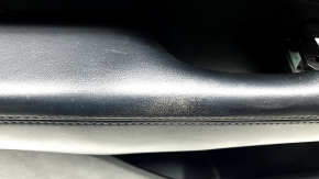 Door trim panel front left Lincoln MKC 17-19 leather black with gray insert, pressed on top