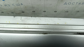 Left threshold Toyota Avalon 13-18 silver, broken fastening, defective lower fastening, worn