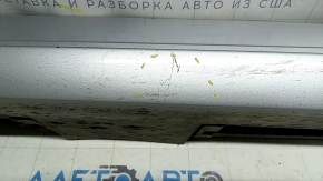 Left threshold Toyota Avalon 13-18 silver, broken fastening, defective lower fastening, worn