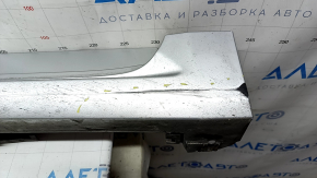 Right threshold Toyota Avalon 13-18 silver, scratches, worn