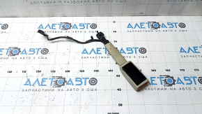 Lincoln MKX 16-18 passenger seat belt latch, beige, with wire