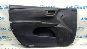 Black front left door panel for Toyota Avalon 13-18 XLE, black leather armrest, scratches, scuffs