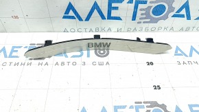 Rear right door sill insert for BMW X5 G05 19-23, chrome, with backlight, scratches