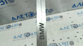 Front left door sill insert for BMW X5 G05 19-23, chrome, with backlight, scratches