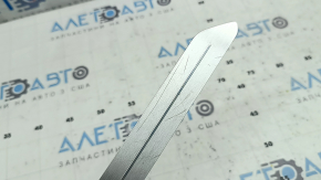 Front left door sill insert for BMW X5 G05 19-23, chrome, with backlight, scratches