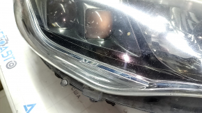 Toyota Avalon 13-16 right front headlight, bare halogen, web, polishable, sand