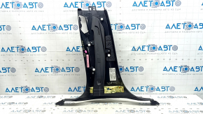 BMW X5 G05 19-24 black lower right center pillar trim under the air duct, worn
