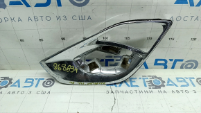 Left fog light frame for Toyota Avalon 13-15, chrome, sand