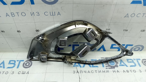 Left fog light frame for Toyota Avalon 13-15, chrome, sand
