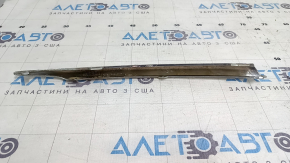 Left chrome molding for the front bumper of a Lincoln MKC 15-19, chrome, sand