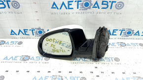 Left side mirror assembly for BMW X5 G05 19-23, 5 pins, turn signal, heated, memory, auto-dimming, BSM, white