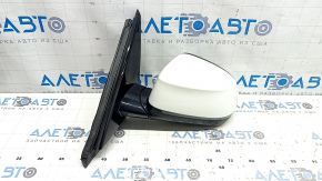 Left side mirror assembly for BMW X5 G05 19-23, 5 pins, turn signal, heated, memory, auto-dimming, BSM, white
