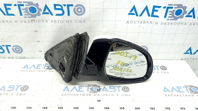 Right side mirror assembly for BMW X5 G05 19-23, 5 pins, turn signal, heating, memory, BSM, white