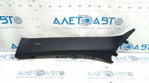 BMW X5 G05 19-23 black front pillar trim, left upper, with plug, scratches