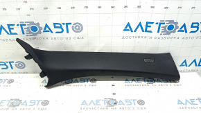 BMW X5 G05 19-23 right upper front pillar trim, black, with plug, scratches
