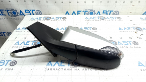 Left side mirror assembly for Toyota Avalon 13-18, 9 pins, turn signal, heated, silver