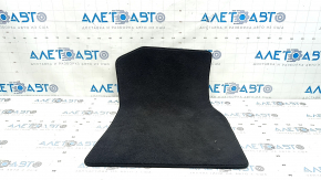 Front right floor mat for BMW X5 G05 19-23, black cloth, for cleaning