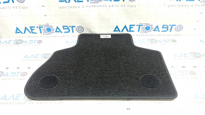 BMW X5 G05 19-23 rear left interior mat, black cloth, for cleaning