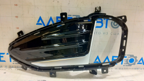 Front bumper grille left Ford Edge 19- under fog lights with chrome molding SIGNEDA