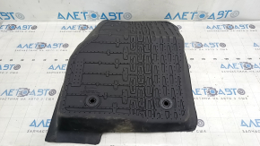 Set of floor mats for Lincoln MKC 2017-2019, black rubber, ready for cleaning