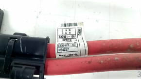 Positive battery cable through the entire body of a BMW X3 G01 18-21