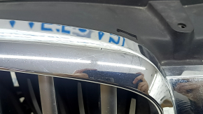 BMW X5 G05 19-23 radiator grille assembly with 3.0T radiator deflector blinds and motor, X-LINE, 360° camera, chrome, scratches