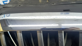 BMW X5 G05 19-23 radiator grille assembly with 3.0T radiator deflector blinds and motor, X-LINE, 360° camera, chrome, scratches