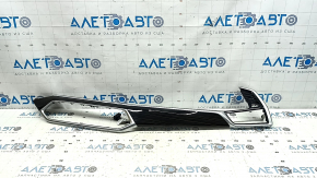 BMW X5 G05 19-23 right front panel trim panel, Fineline Stripe wood grain, backlit, scratches
