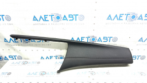 Right upper dashboard trim for Toyota Avalon 13-18, leather, black