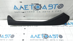 BMW X5 G05 19-22 center console trim, upper right, black leather