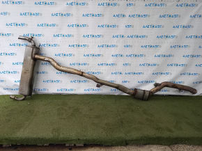 Exhaust pipe with catalytic converter, barrel and valve BMW 5 G30 17-20 2.0T without actuator