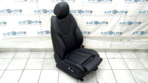 BMW X5 G05 19-22 passenger seat with airbag, electric, heated, Sport, black leather, leather defect