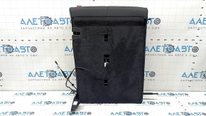 Rear seat backrest, 2nd row, left, BMW X5 G05 19-22, for 2 rows, black leather, heated and with a belt, dents