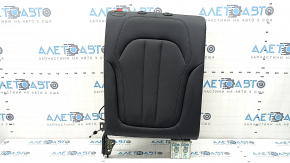 Rear seat backrest, 2nd row, right, BMW X5 G05 19-22, for 2 rows, black leather, needs cleaning, dents