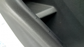 Door trim panel rear right BMW X5 G05 19-22 black leather without curtain, Fineline Stripe wood insert, beige leather armrest, with handle and overlays, bumpers