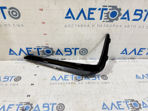 Front bumper grille molding left BMW 5 G30 17-20 black gloss, M Sport