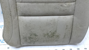 Rear seat cushion, 2nd row, right, Ford Escape MK3 13 - gray leather, wrinkled, dry cleanable