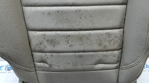 Rear seat backrest, 2nd row, right, Ford Escape MK3 13 - gray leather, dented, dry-cleanable