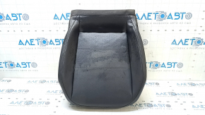 Driver's seat cushion upholstery for VW Tiguan 18-21, black leather, heated