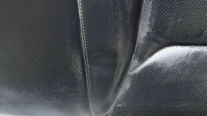 Mazda CX-9 16" 2nd row rear seat cushion, left, black leather, heated, wrinkled