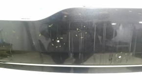 Bare front bumper for a 19-19 Lincoln MKC without parking sensors and a tow hook, J7 graphite, non-factory holes, scratches, and nicks 