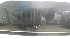 Bare front bumper for a 19-19 Lincoln MKC without parking sensors and a tow hook, J7 graphite, non-factory holes, scratches, and nicks 