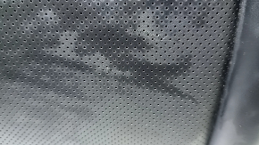 Backrest of the rear row of seats, 2nd row, left, Mazda CX-9 16 - black leather, with a belt, with an armrest, perforation, USB, heating