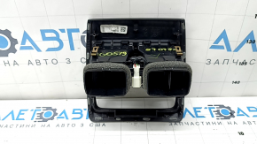 BMW X5 G05 19-24 center console air duct deflector with trim, gloss black, 4-zone control, scratches, broken mount