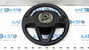 Steering wheel assembly for BMW X5 G05 19-24, black leather, heated, with paddle shifters, buttons, trim, control unit and vibration motor, Sport, scratches, needs cleaning