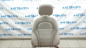 Mercedes GLC 16-22 passenger seat with airbag, electric, heated, memory, beige leather, with knee support