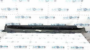 Left side step sill for BMW X5 G05 19-23, with chrome and black trim and insert, scratches