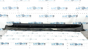Right side step sill for BMW X5 G05 19-23, with chrome and black trim and insert, scratches