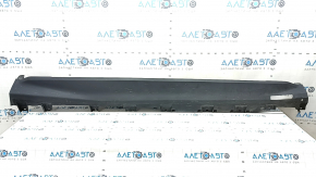 Right side step sill for BMW X5 G05 19-23, with chrome and black trim and insert, scratches